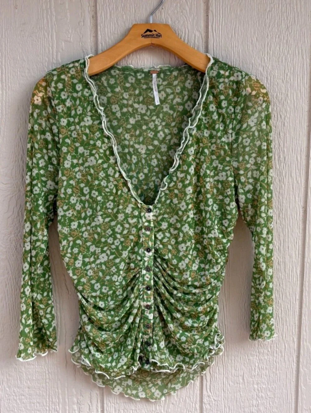 💚Free People Cowgirl Tango Mesh Top